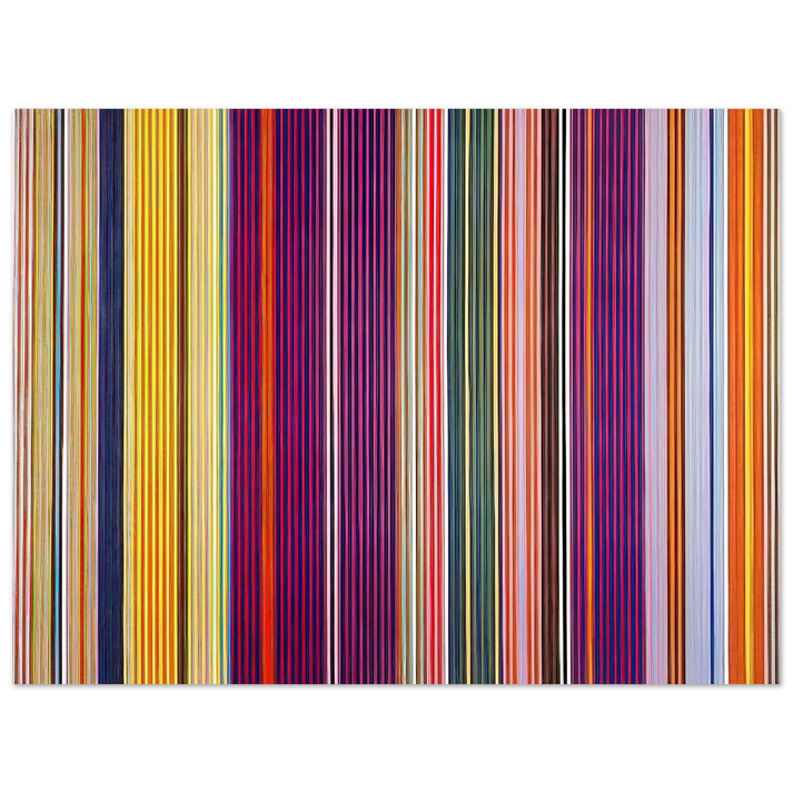 Gene Davis - Dr. Peppercorn - 1967  75x100 cm / 30x40inches Fine Art Poster