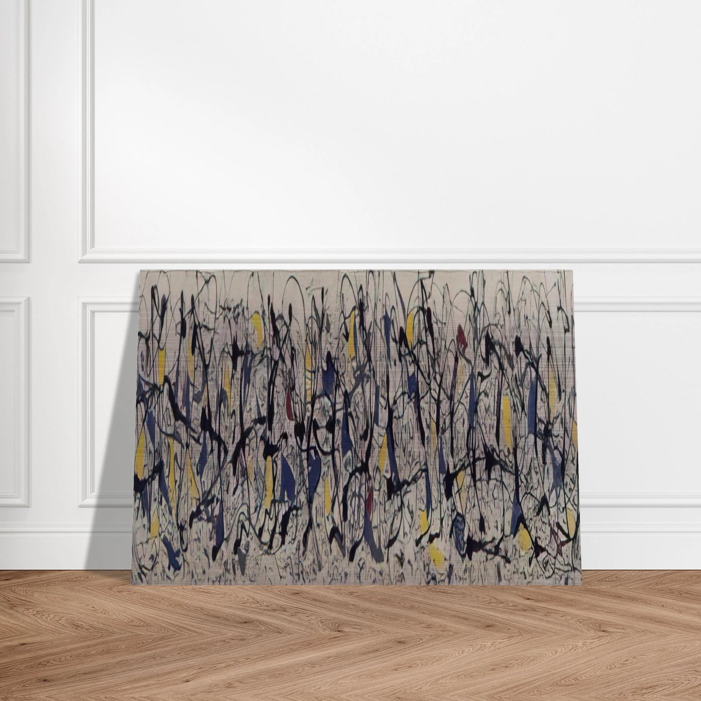 SUMMERTIME NUMBER 9A 1948 - Jackson Pollock Brushed Aluminum Print - 70x100 cm / 28x40 inches | Jackson Pollock Aluminum Print | Jackson Pollock Prints