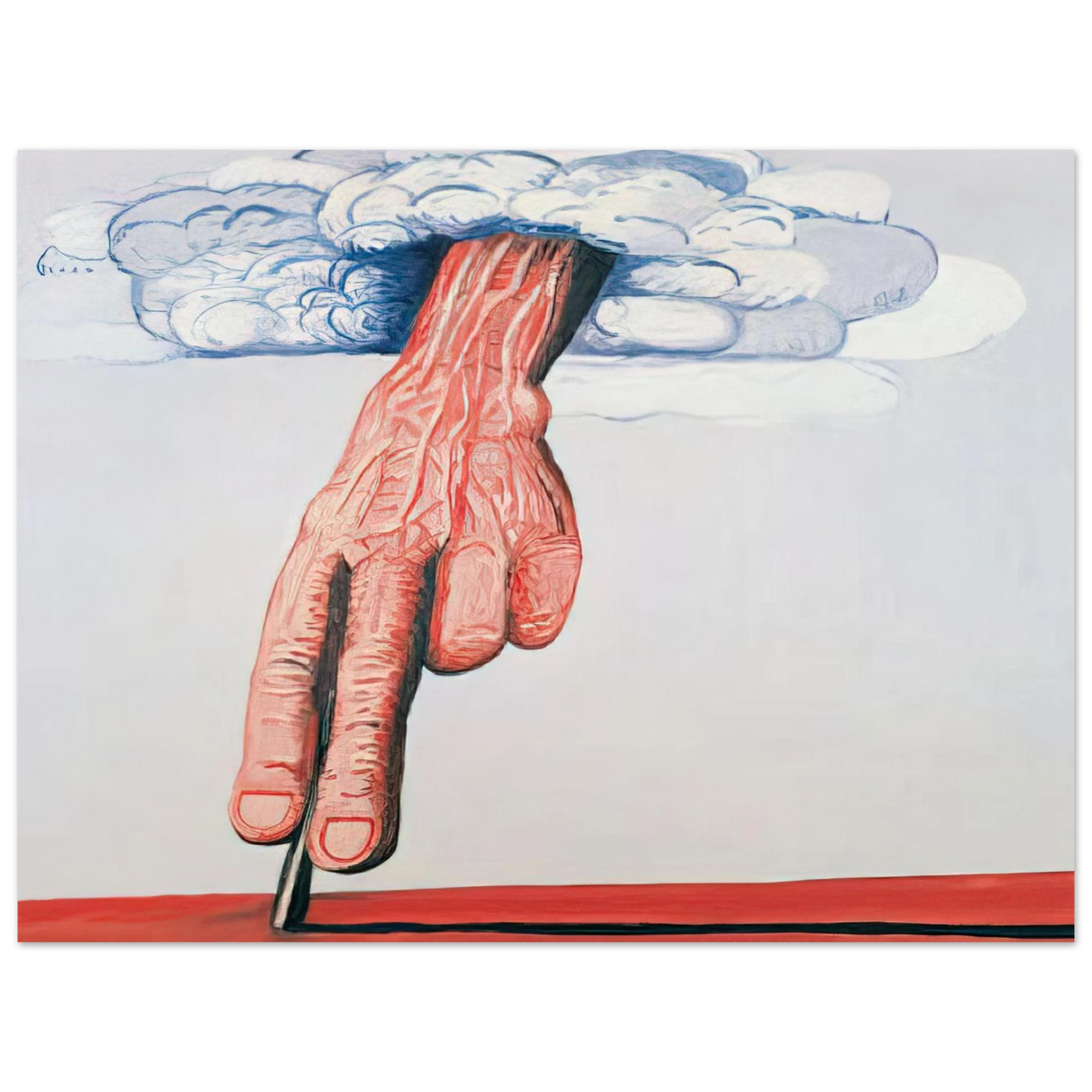 Philip Guston - LINE  75x100 cm / 30x40inches Fine Art Poster