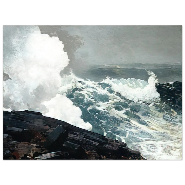 Winslow Homer - NORTHEASTER  75x100 cm / 30x40inches Fine Art Poster