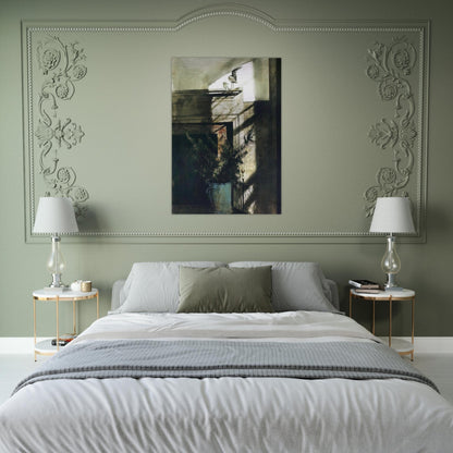 BIRD IN THE HOUSE - Andrew Wyeth Brushed Aluminum Print - 70x100 cm / 28x40 inches | Andrew Wyeth Aluminum Print | Andrew Wyeth Prints