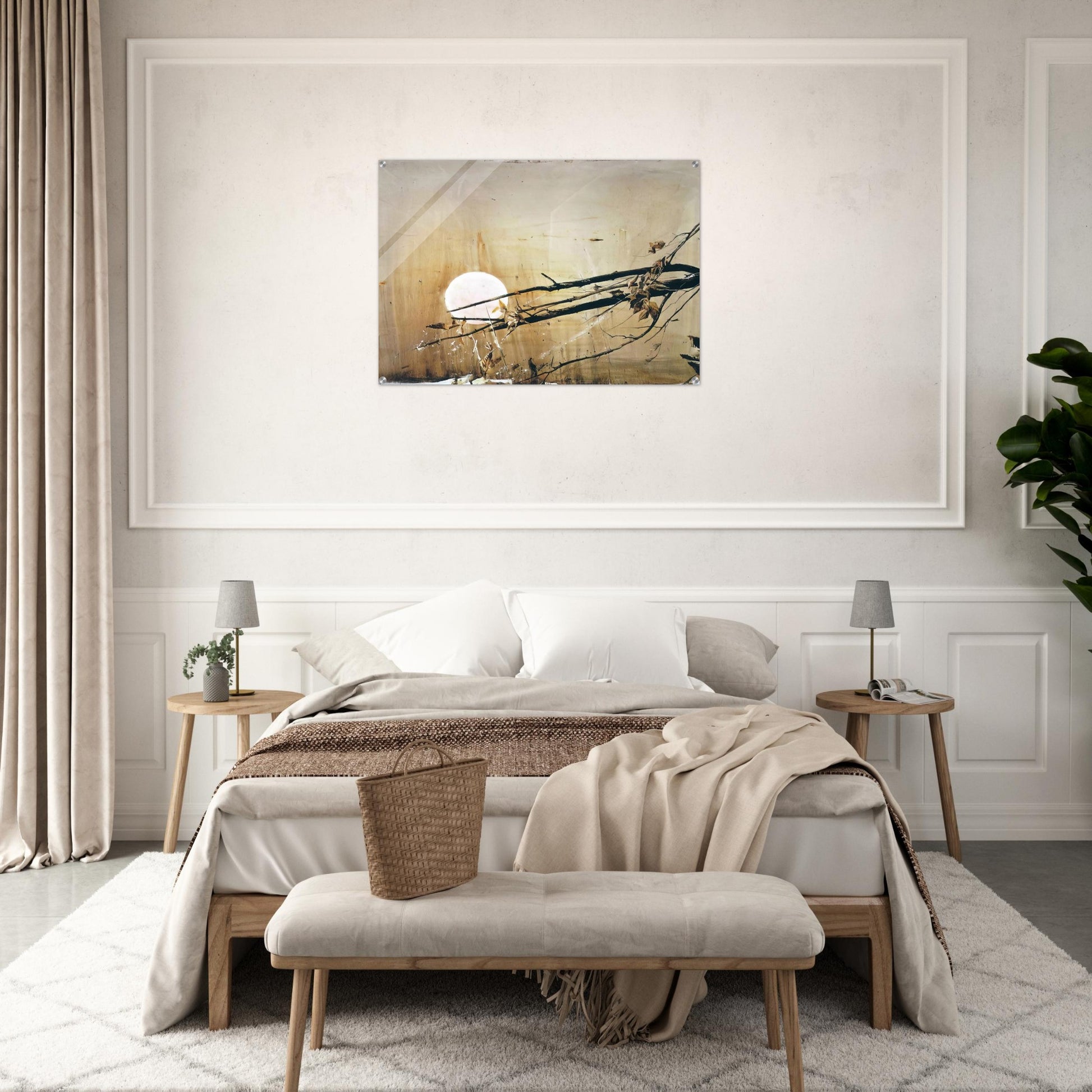 FULL MOON 1980 - Andrew Wyeth Acrylic Print - 70x100 cm / 28x40″ inches