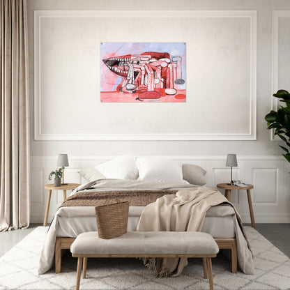 PAINTER S FORMS NO 2 1978 - Philip Guston Acrylic Print - 70x100 cm / 28x40″ inches | Philip Guston Wall Art | Philip Guston Prints