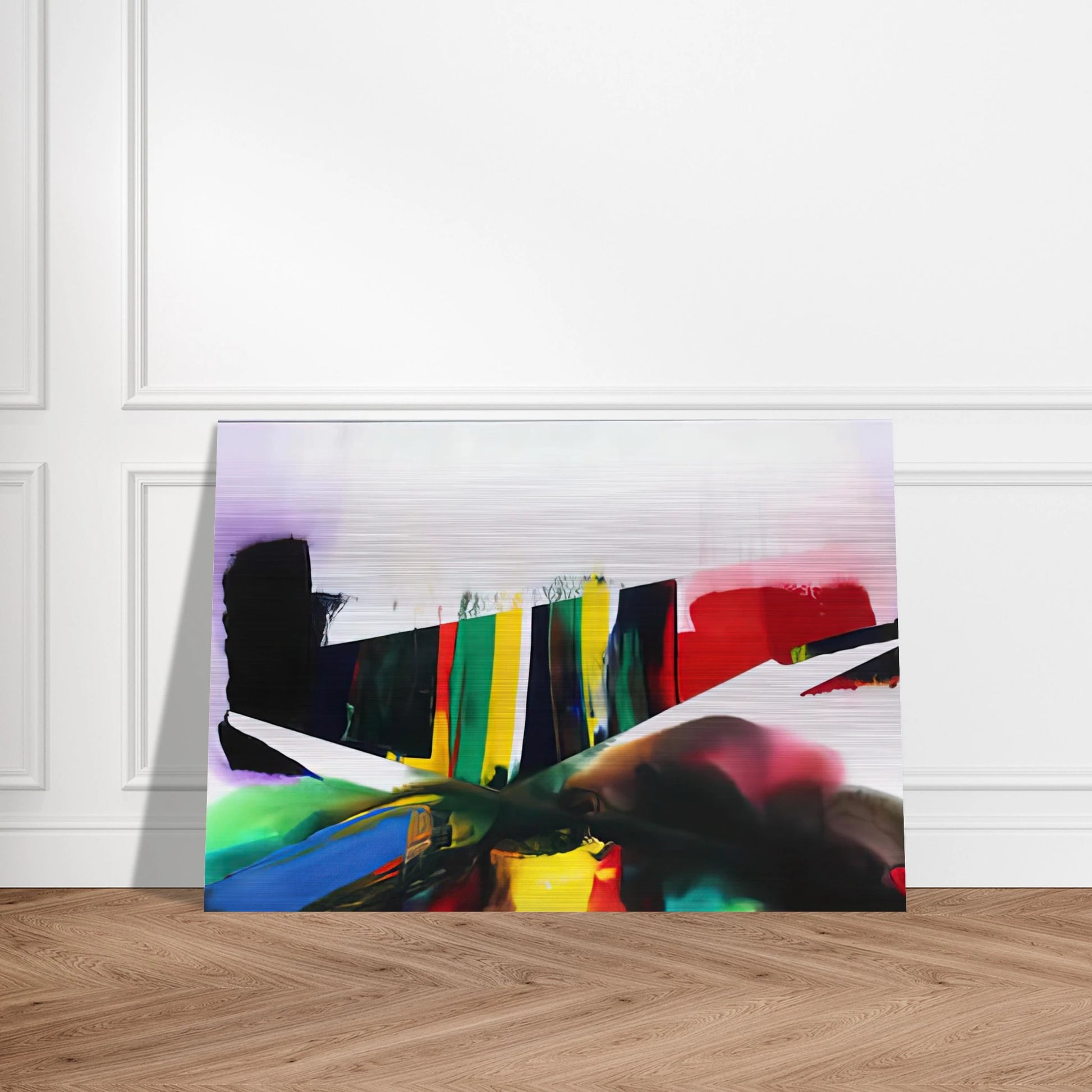 Phenomena Cave of the Prism Winds Year - 1986 - Paul Jenkins Brushed Aluminum Print - 70x100 cm / 28x40 inches | Paul Jenkins Aluminum Print | Paul Jenkins Prints