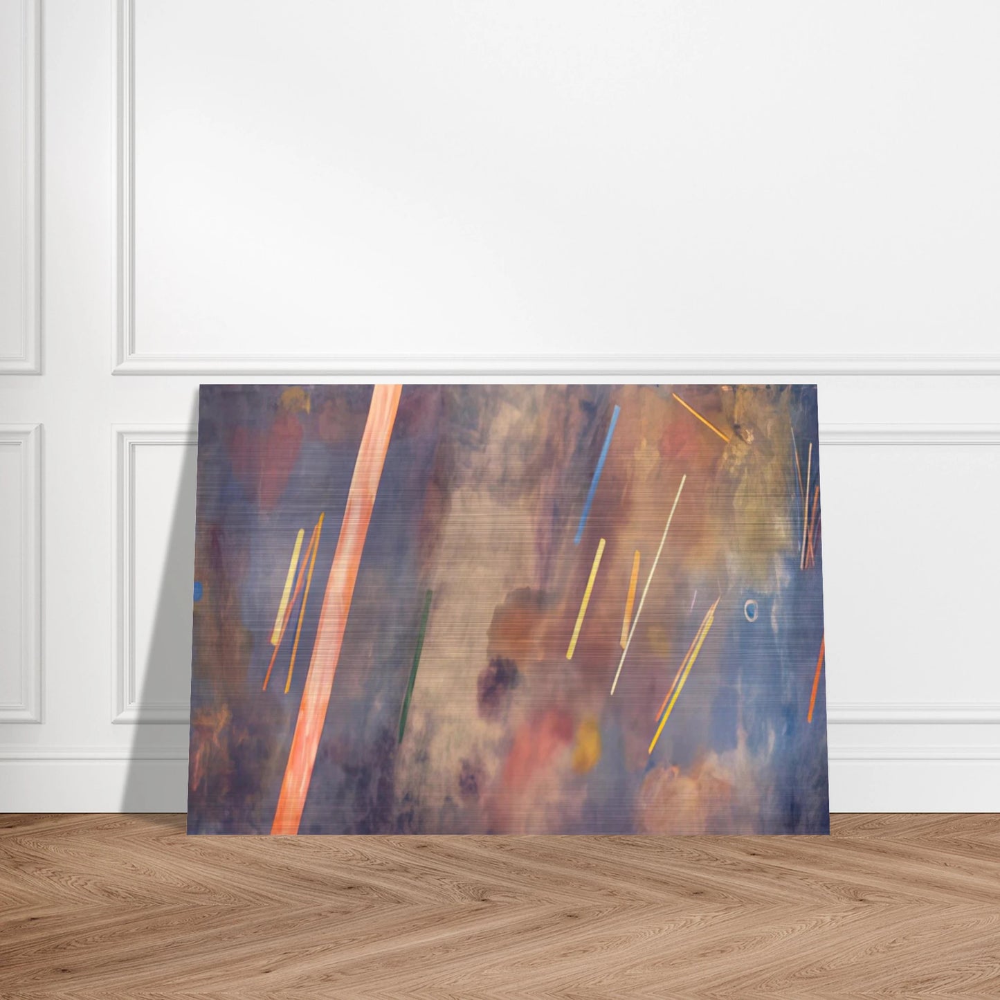 For William Blake - 1968 - Ronnie Landfield Brushed Aluminum Print - 70x100 cm / 28x40 inches | Ronnie Landfield Aluminum Print | Ronnie Landfield Prints