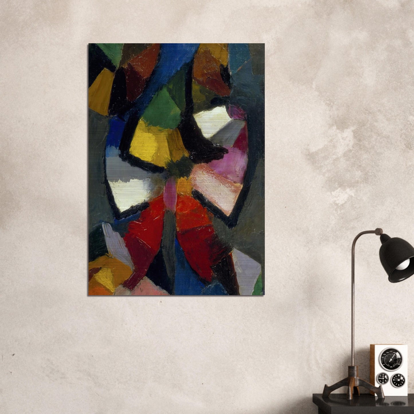 Synchromy No. 6 - 1914 - Morgan Russell Brushed Aluminum Print - 70x100 cm / 28x40 inches | Morgan Russell Aluminum Print | Morgan Russell Prints
