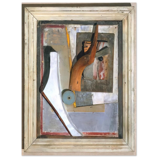 Kurt Schwitters - RELIEF IN RELIEF 1945  75x100 cm / 30x40inches Fine Art Poster
