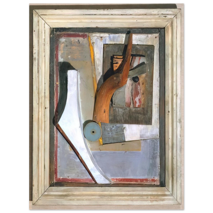 Kurt Schwitters - RELIEF IN RELIEF 1945  75x100 cm / 30x40inches Fine Art Poster