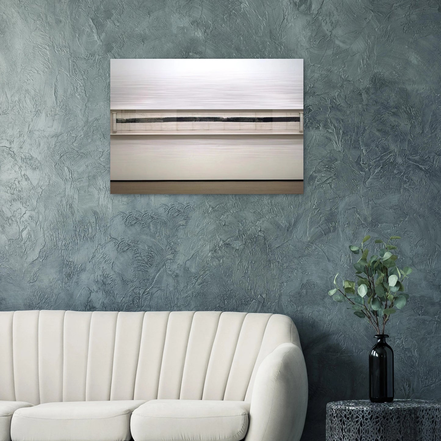 AUTOMOBILE TIRE PRINT 1953 - Robert Rauschenberg Brushed Aluminum Print - 70x100 cm / 28x40 inches | Robert Rauschenberg Aluminum Print | Robert Rauschenberg Prints