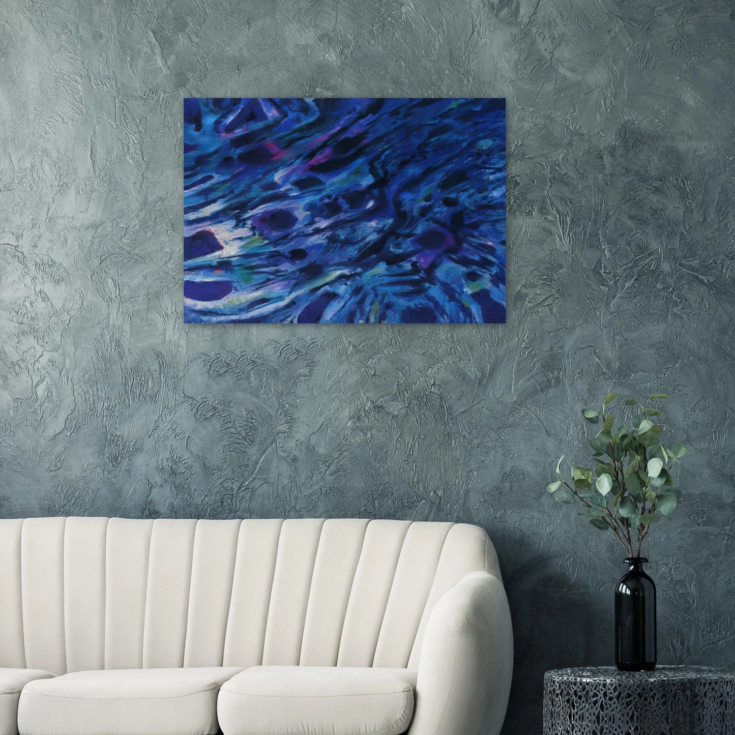 Eaux vives - 1979 - Alfred Manessier Brushed Aluminum Print - 70x100 cm / 28x40 inches | Alfred Manessier Aluminum Print | Alfred Manessier Prints