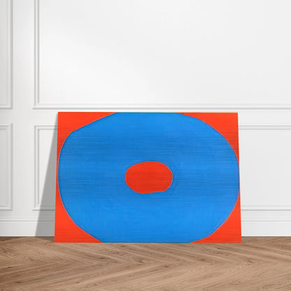 Circle - 1971 - Jiro Yoshihara Brushed Aluminum Print - 70x100 cm / 28x40 inches | Jiro Yoshihara Aluminum Print | Jiro Yoshihara Prints