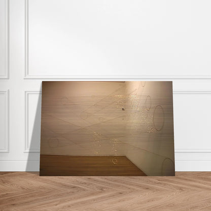 Web #1 B - 2002 - Lygia Pape Brushed Aluminum Print - 70x100 cm / 28x40 inches | Lygia Pape Aluminum Print | Lygia Pape Prints