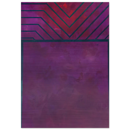 UNTITLED 1986 - Luis Feito Brushed Aluminum Print - 70x100 cm / 28x40 inches | Luis Feito Aluminum Print | Luis Feito Prints