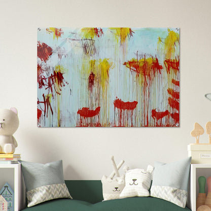 Lepanto, Part XI - Cy Twombly Acrylic Print - 70x100 cm / 28x40″ inches