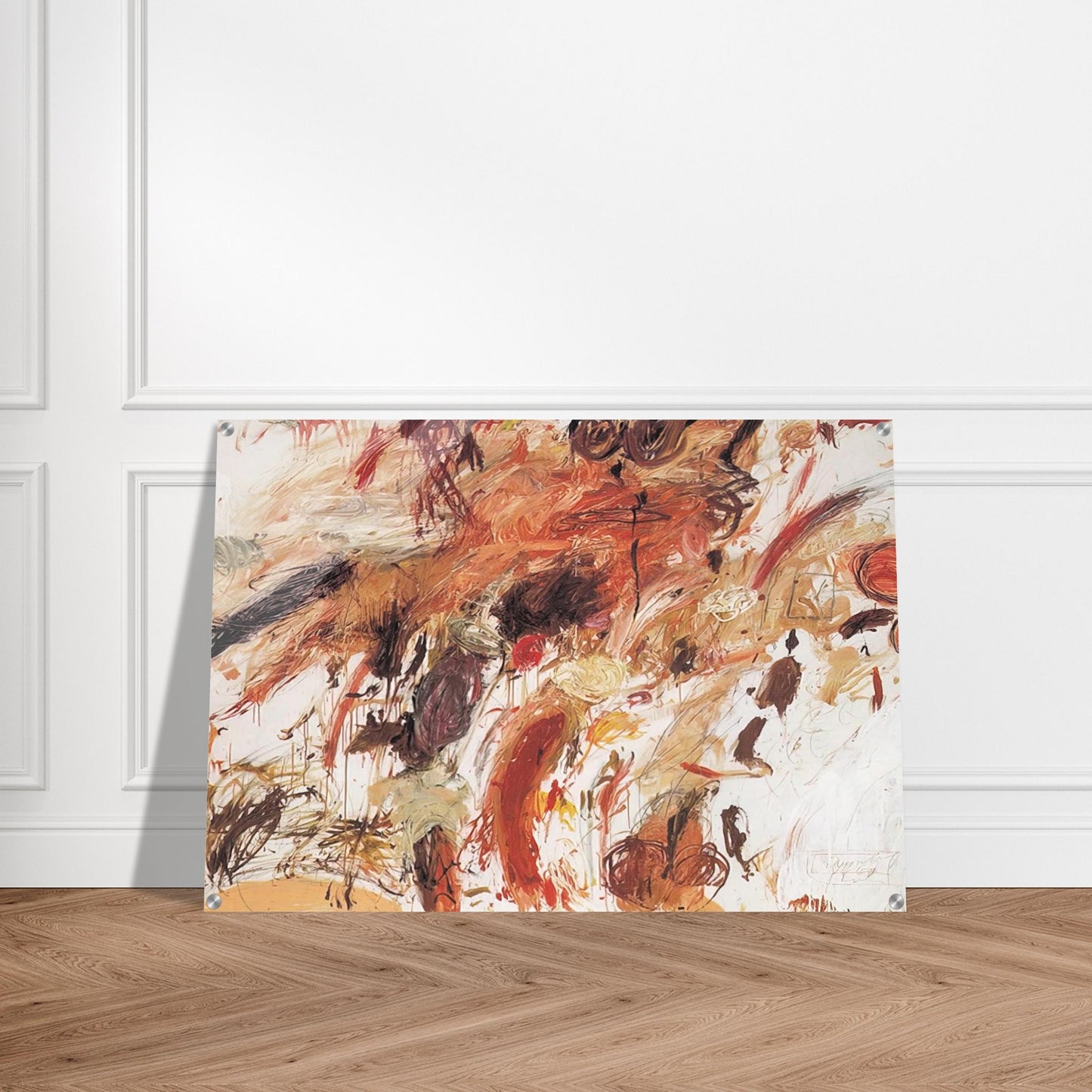 Ferragosto V - Cy Twombly Acrylic Print - 70x100 cm / 28x40″ inches | Cy Twombly Wall Art | Cy Twombly Prints
