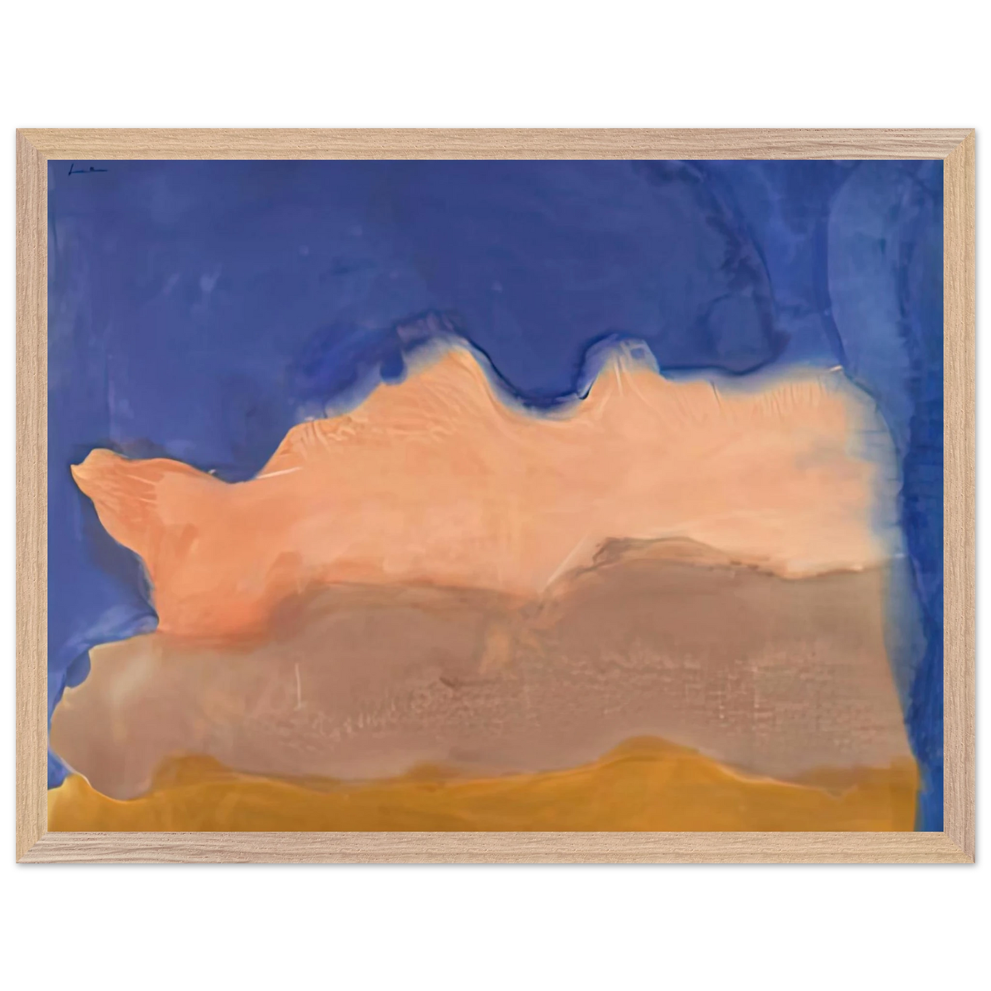 Helen Frankenthaler - Moontide, 1968- Wall Art - 30x40 cm / 12x16 inches - Fine Art Poster-canvas - -