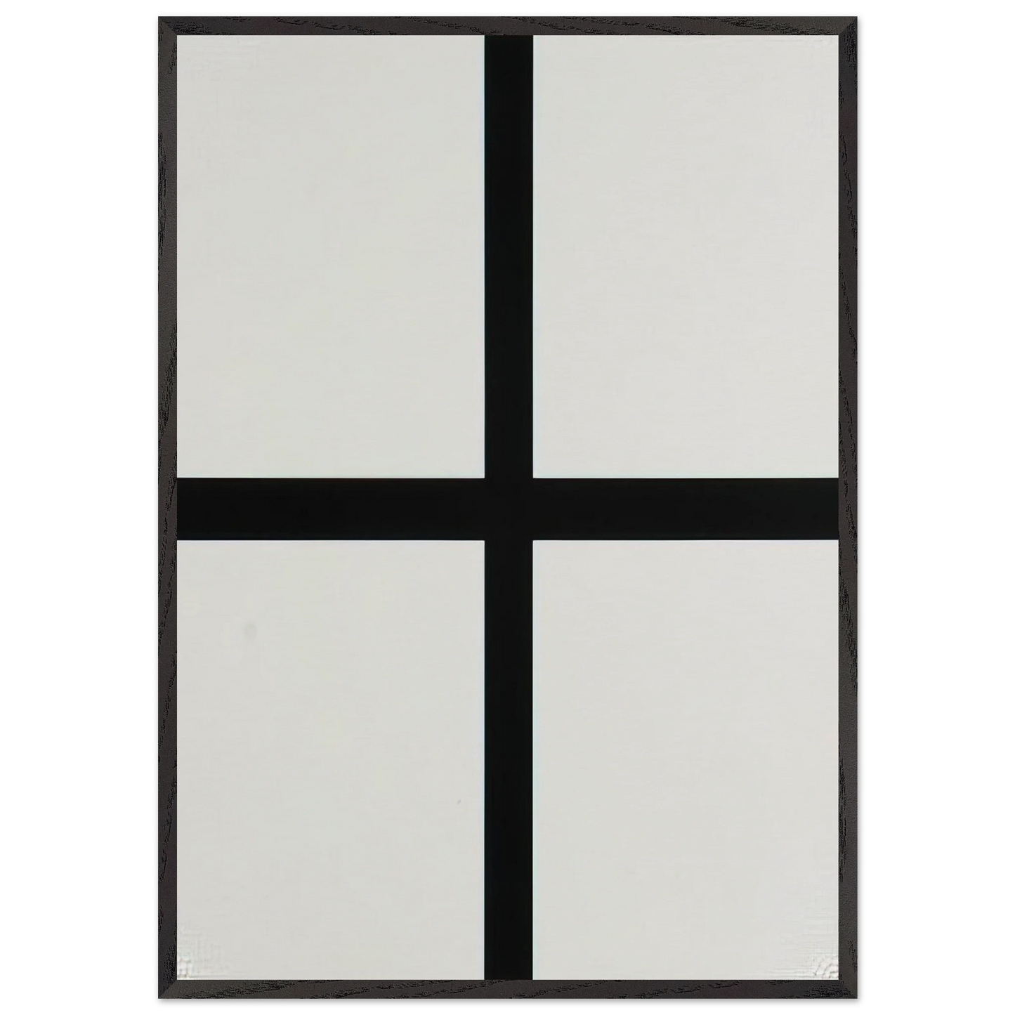 Trames 0-90---40 mm au trait et pleines - 1972 - Francois Morellet 70x100 cm / 28x40 inches Framed Art Print – Black Wooden Frame