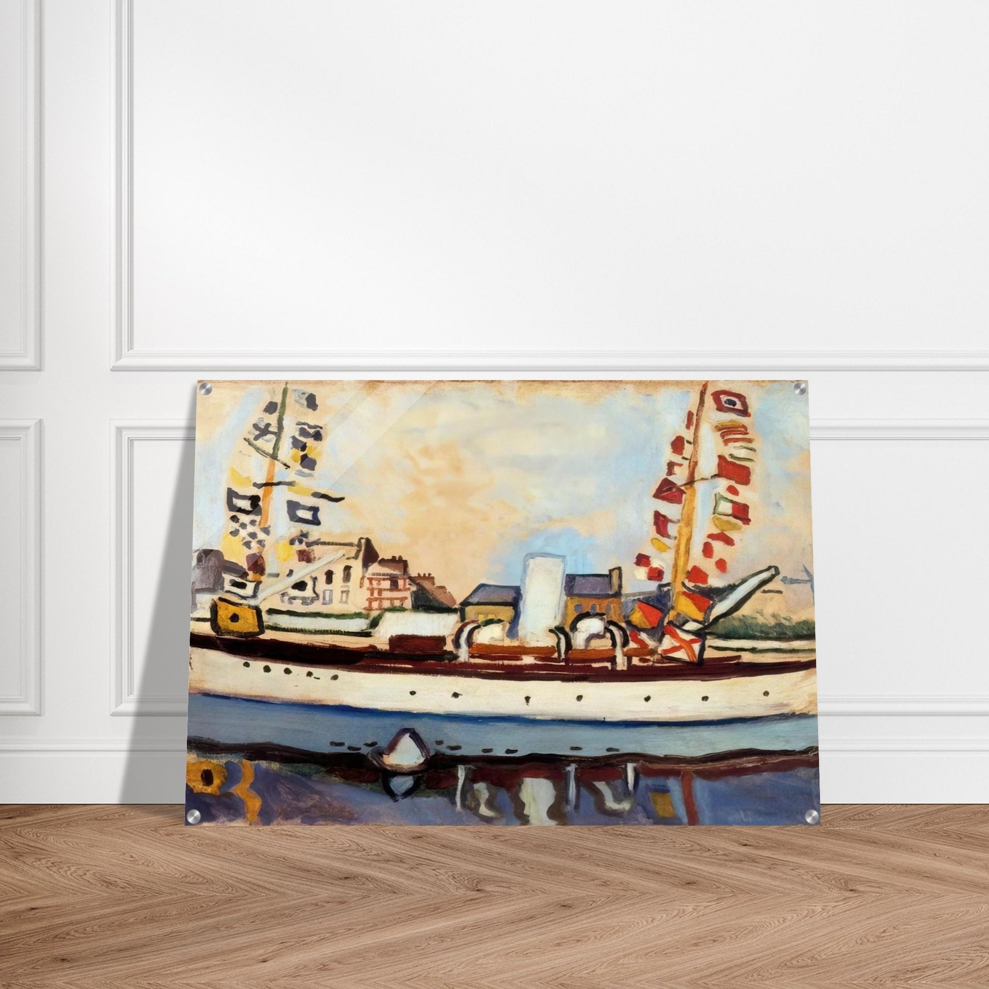 THE ENGLISH YACHT 1906 - Raoul Dufy Acrylic Print - 70x100 cm / 28x40″ inches