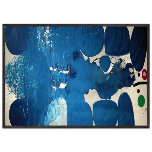 A Tree Full of Birds 2 - 1979 - Victor Pasmore 70x100 cm / 28x40 inches Framed Art Print – Black Wooden Frame