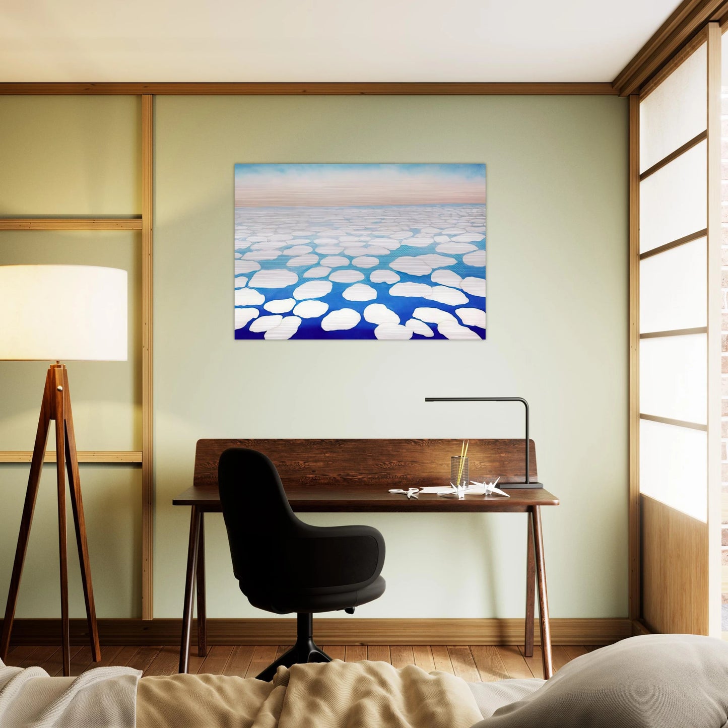 Sky Above the Clouds II - Georgia O'Keeffe Brushed Aluminum Print - 70x100 cm / 28x40 inches | Georgia O'Keeffe Aluminum Print | Georgia O'Keeffe Prints