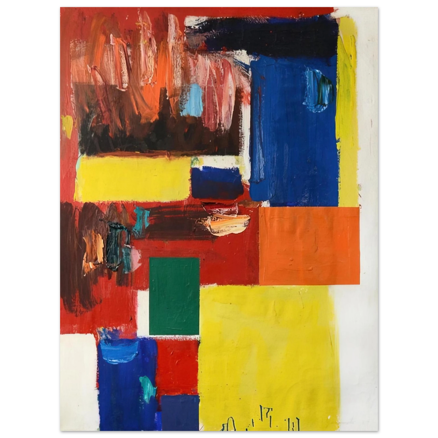 Taro Yamamoto - UNTITLED 1964  75x100 cm / 30x40inches Fine Art Poster