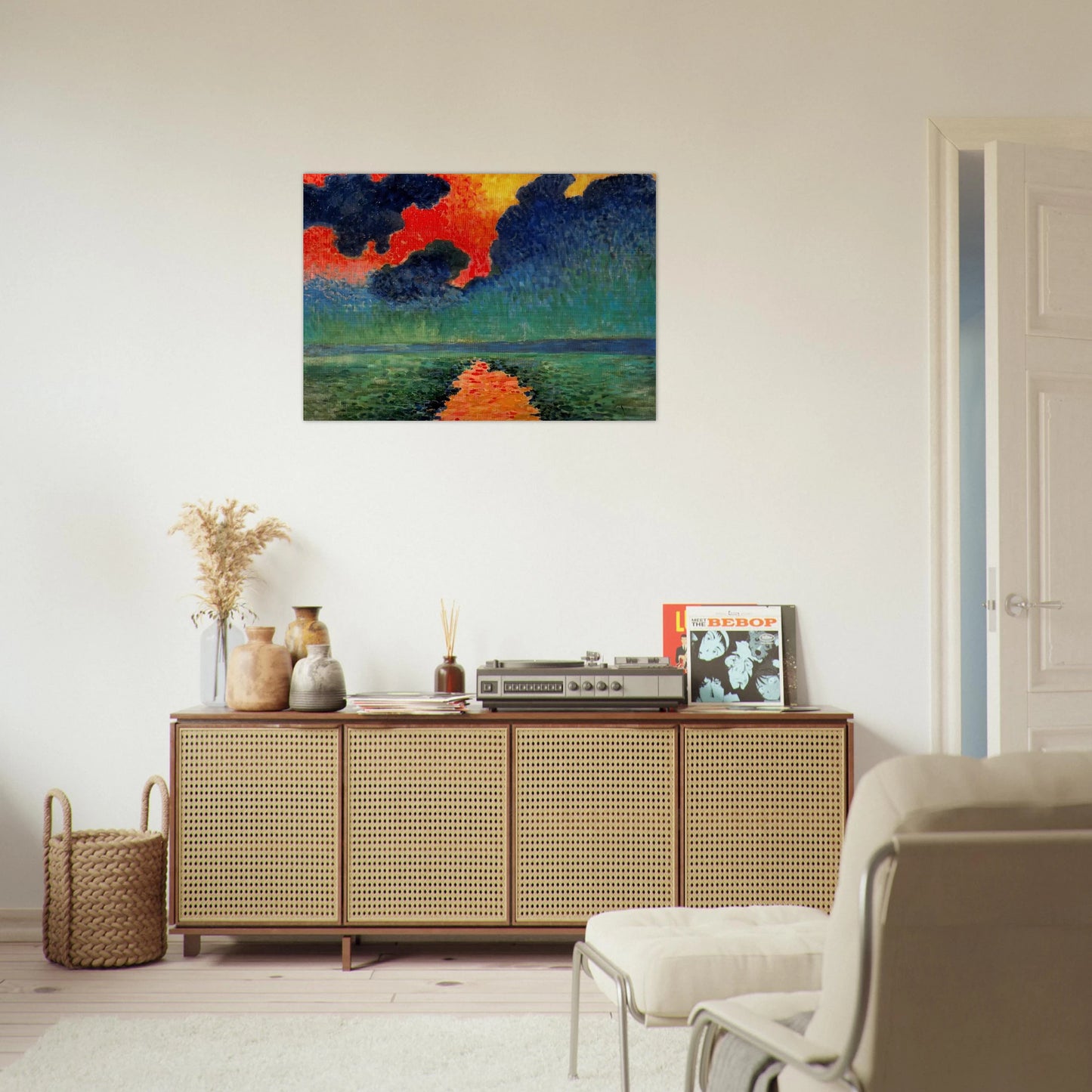EFFECT OF SUN ON THE WATER LONDON 1906 - Andre Derain Brushed Aluminum Print - 70x100 cm / 28x40 inches | Andre Derain Aluminum Print | Andre Derain Prints