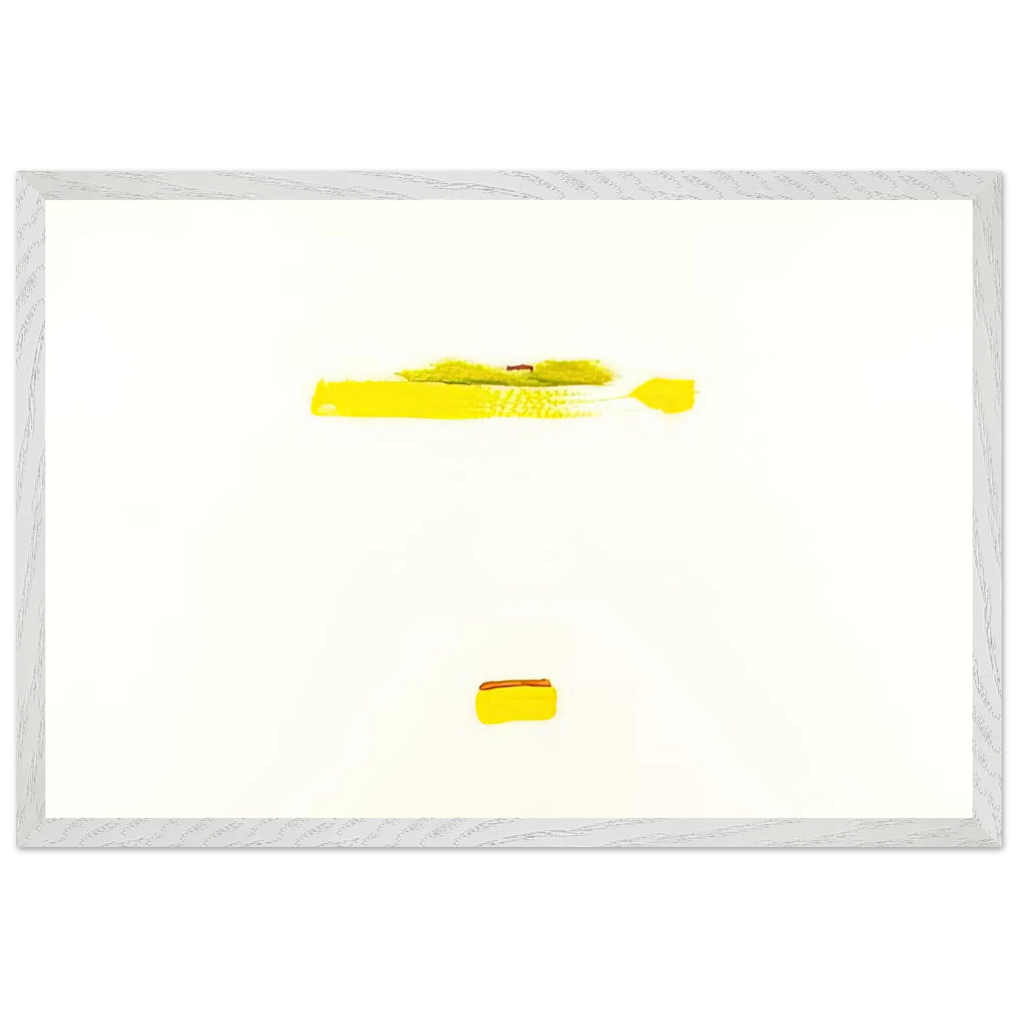 Helen Frankenthaler - New York III - 1972 Wall art - A3 (29.7 x 42  cm) - Premium Wooden Framed Poster With Fine Art Paper-canvas - White frame