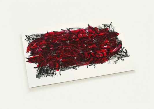 Leaves III 1967 By Jean-Paul Riopelle Pack of 10 Post Cards | Jean-Paul Riopelle Post Cards | A6 (10.5 x 14.8 cm) - 4.1 x 5.8 inches