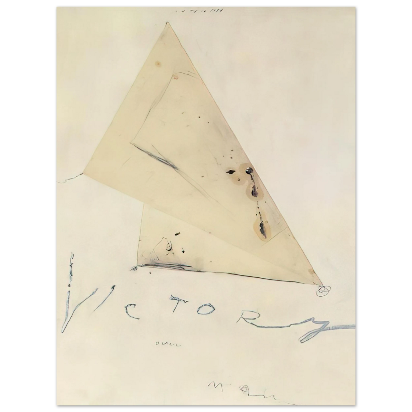 Cy Twombly - Victory  75x100 cm / 30x40inches Fine Art Poster