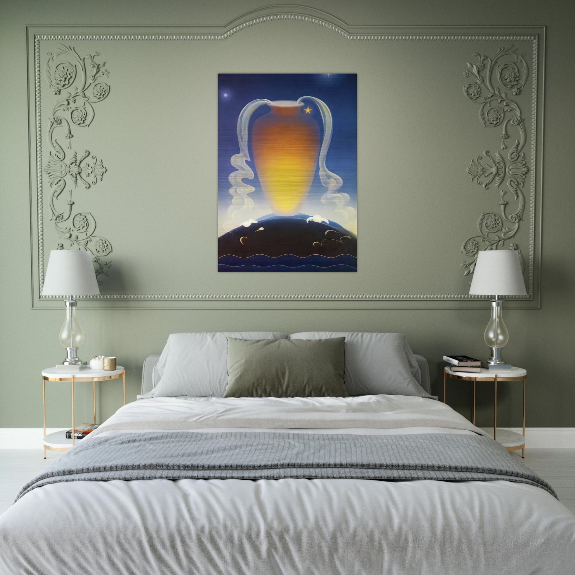 Even Song - 1930 - Agnes Lawrence Pelton Brushed Aluminum Print - 70x100 cm / 28x40 inches | Agnes Lawrence Pelton Aluminum Print | Agnes Lawrence Pelton Prints