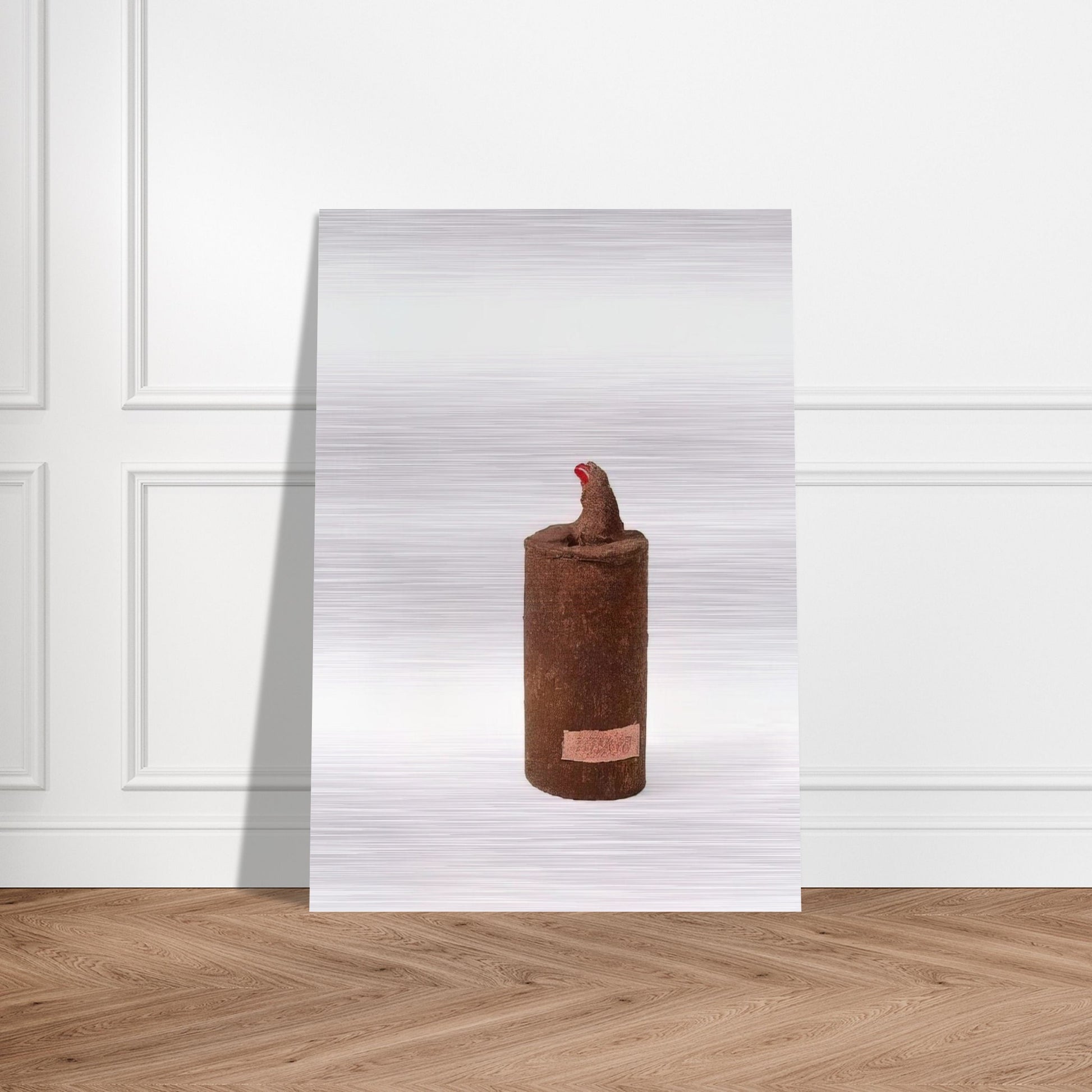 Tall Garden Gnome - 1969 - Dieter Roth Brushed Aluminum Print - 70x100 cm / 28x40 inches | Dieter Roth Aluminum Print | Dieter Roth Prints