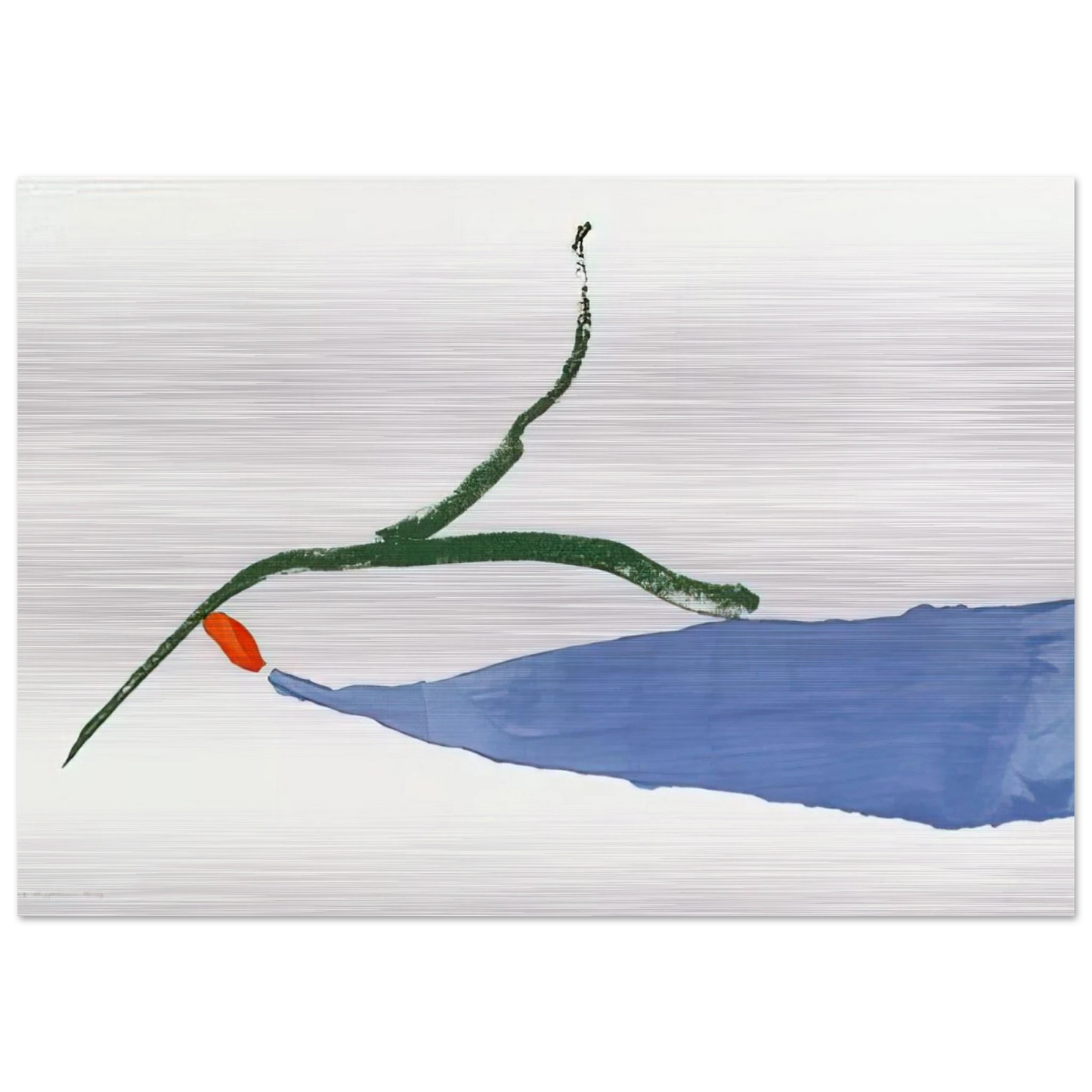 A Little Zen - 1970 - Helen Frankenthaler Brushed Aluminum Print - 70x100 cm / 28x40 inches | Helen Frankenthaler Aluminum Print | Helen Frankenthaler Prints