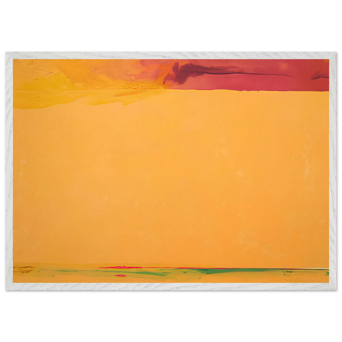 Helen Frankenthaler - Southern Exposure - 2005 Wall art - 27x35 cm / 11x14 inches - Premium Wooden Framed Poster With Fine Art Paper-canvas - Black frame