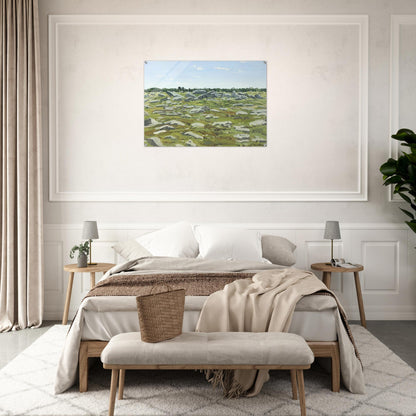 Study for Midday Barren - 1972 - Neil Welliver Acrylic Print - 70x100 cm / 28x40″ inches