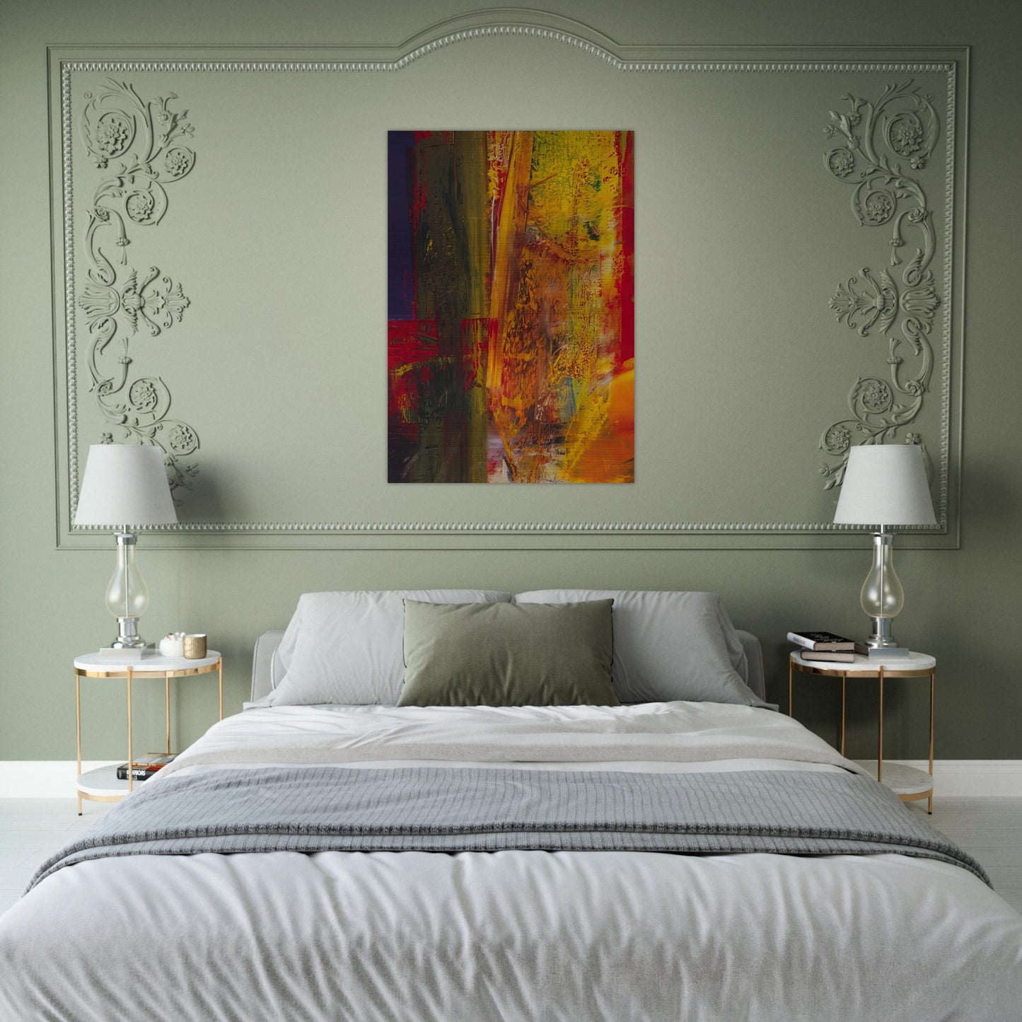 OLBERG 1986 - Gerhard Richter Brushed Aluminum Print - 70x100 cm / 28x40 inches | Gerhard Richter Aluminum Print | Gerhard Richter Prints