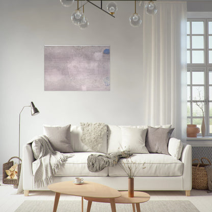 ABSTRACTO EN GRISES Y AZULES 1956 - Luis Feito Brushed Aluminum Print - 70x100 cm / 28x40 inches | Luis Feito Aluminum Print | Luis Feito Prints