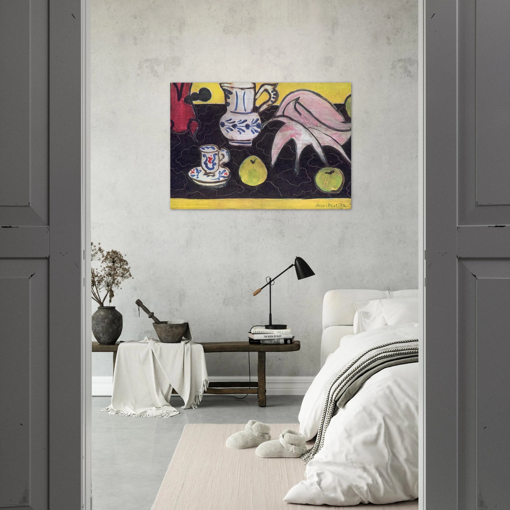 STILL LIFE WITH A SHELL 1940 - Henri Matisse Brushed Aluminum Print - 70x100 cm / 28x40 inches | Henri Matisse Aluminum Print | Henri Matisse Prints