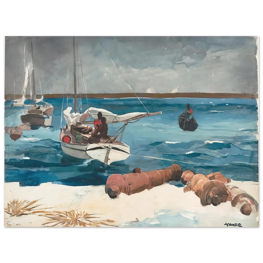 Winslow Homer - NASSAU 1899  75x100 cm / 30x40inches Fine Art Poster