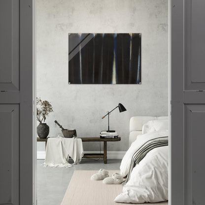 Burnt Umber and Ultramarine - 1973 - Yun Hyong-keun Acrylic Print - 70x100 cm / 28x40″ inches | Yun Hyong-keun Wall Art | Yun Hyong-keun Prints