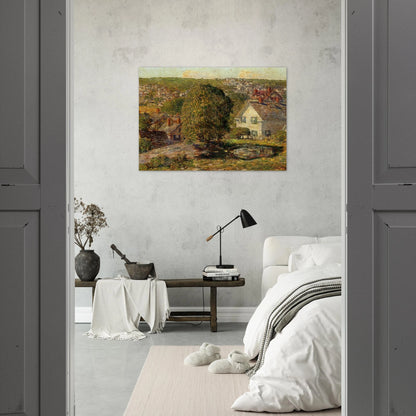 Outskirts of East Gloucester - Childe Hassam Brushed Aluminum Print - 70x100 cm / 28x40 inches | Childe Hassam Aluminum Print | Childe Hassam Prints