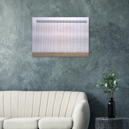 ADDENDUM 1967 - Eva Hesse Brushed Aluminum Print - 70x100 cm / 28x40 inches | Eva Hesse Aluminum Print | Eva Hesse Prints