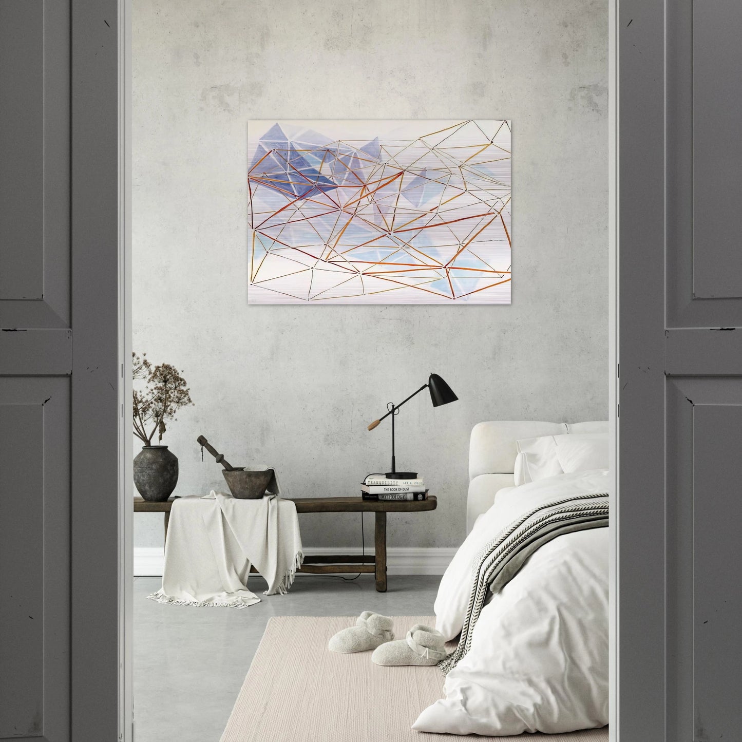 Untitled - 1980 - Gego Brushed Aluminum Print - 70x100 cm / 28x40 inches | Gego Aluminum Print | Gego Prints