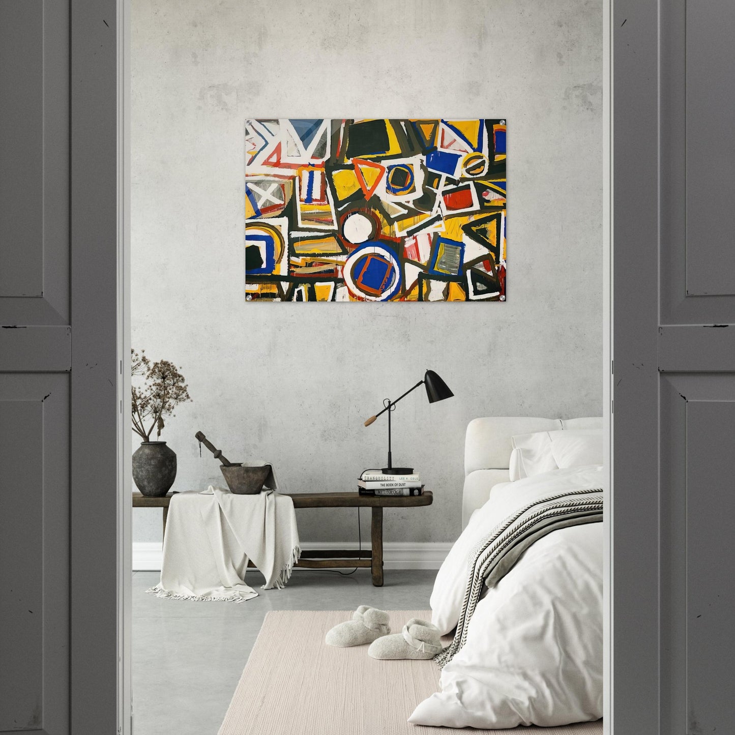 Taxi Cab II - Al Held Acrylic Print - 70x100 cm / 28x40″ inches
