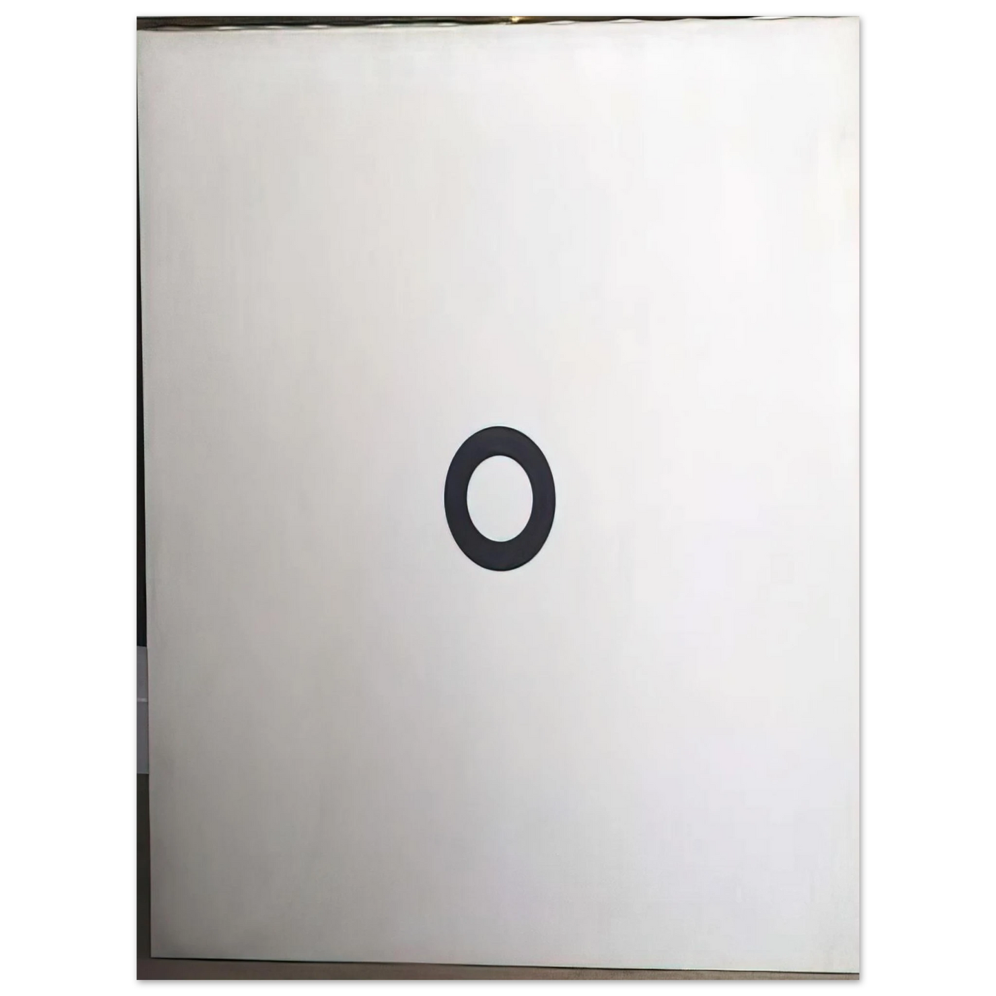 Daniel Buren - Cercle noir sur fond blanc - 1967  75x100 cm / 30x40inches Fine Art Poster