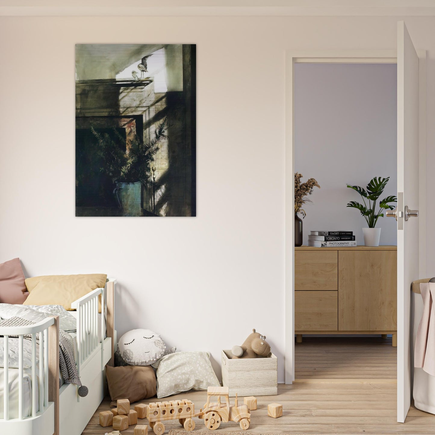 BIRD IN THE HOUSE - Andrew Wyeth Brushed Aluminum Print - 70x100 cm / 28x40 inches | Andrew Wyeth Aluminum Print | Andrew Wyeth Prints