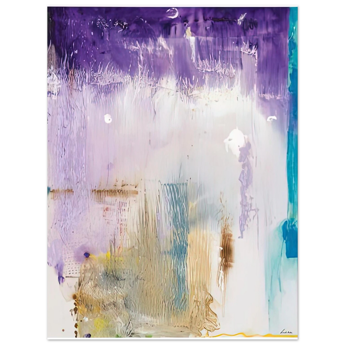 Helen Frankenthaler - Magnet, 1992- Wall Art - 21x29.7 cm / 8x12" - Fine Art Poster-canvas - -