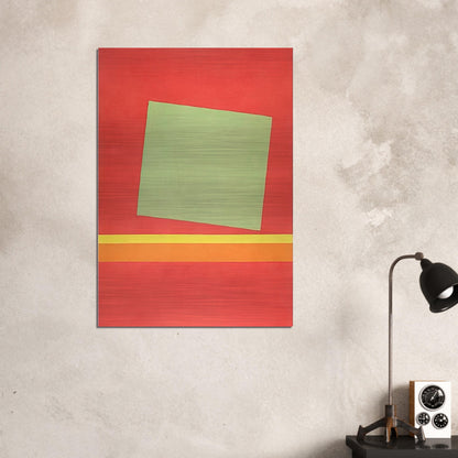 Homage to Milton Avery - Sun-Box III - 1969 - Theodoros Stamos Brushed Aluminum Print - 70x100 cm / 28x40 inches | Theodoros Stamos Aluminum Print | Theodoros Stamos Prints