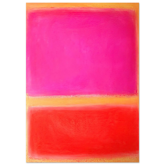 Helen Frankenthaler - Untitled - Color Field Painting Wall art - 13x18 cm / 5x7 inches - Fine Art Poster - -