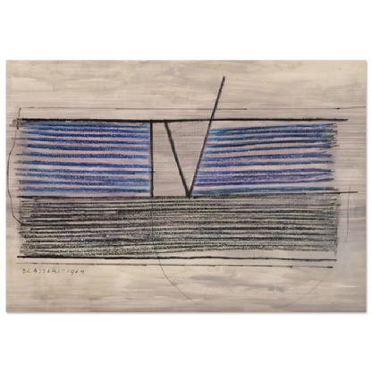 Untitled - 1964 - Bice Lazzari Brushed Aluminum Print - 70x100 cm / 28x40 inches | Bice Lazzari Aluminum Print | Bice Lazzari Prints