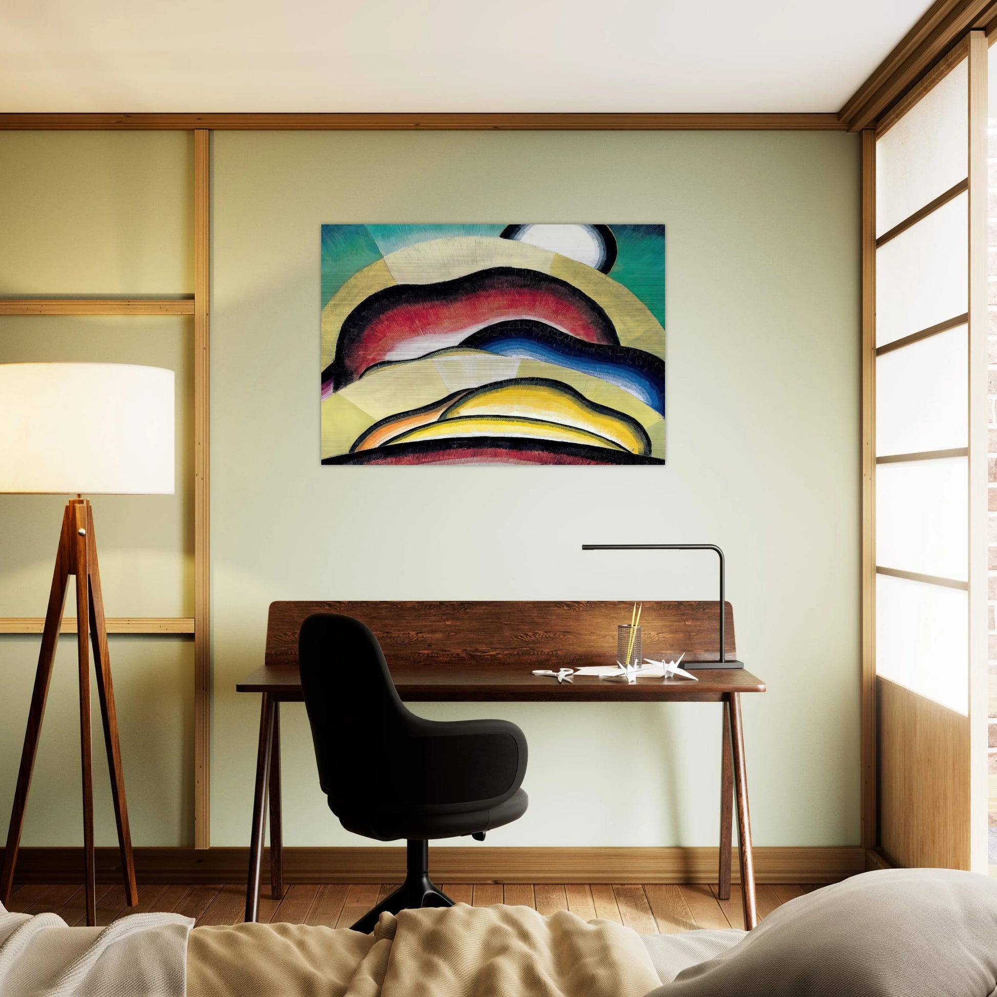 Sunrise - 1924 - Arthur Dove Brushed Aluminum Print - 70x100 cm / 28x40 inches | Arthur Dove Aluminum Print | Arthur Dove Prints